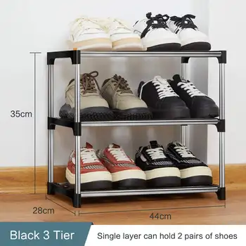 3F Shoe Rack Multi Layered Space Saving Freely Combined Modernity Minimalism Shoe Rack Dormitory Door Entryway Home Supplies 1