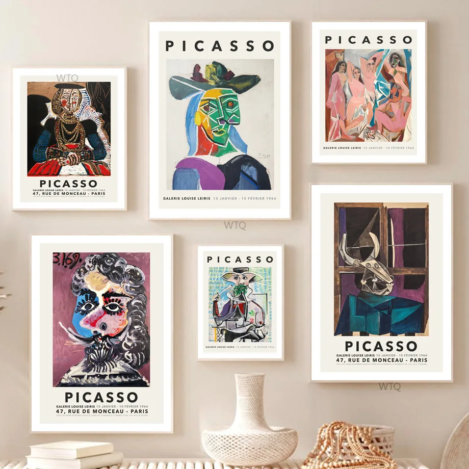 Настенная картина Picasso кубизм фавизм галерея настенная Картина на холсте