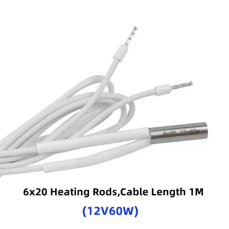 24/12V 60W 70W 80W Heater Cartridge 6*20mm 1Meter High Temperature Quick Heating Tube For E3D V6 Volcano Hotend 3D Printer Parts image 7