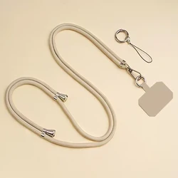 Universal Crossbody Phone Lanyard Necklace with Adjustable Anti - Lost Strap and Clip (Khaki)