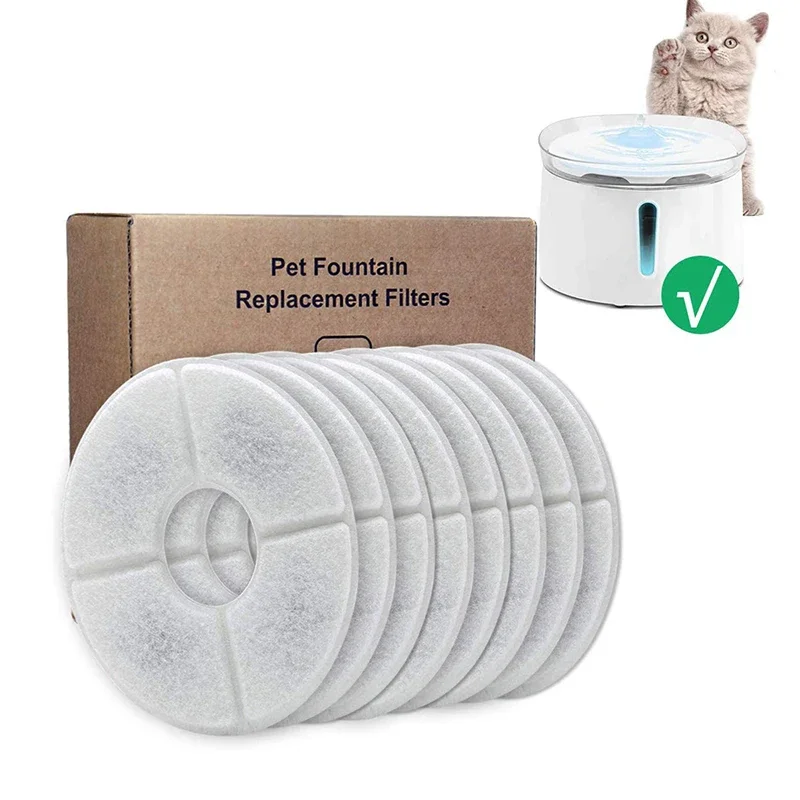 

Сменный фильтр для питьевой воды кошки собаки фонтан с активированным углем заменяемые фильтры 4/8/12 шт. фонтан диспенсер кормушки