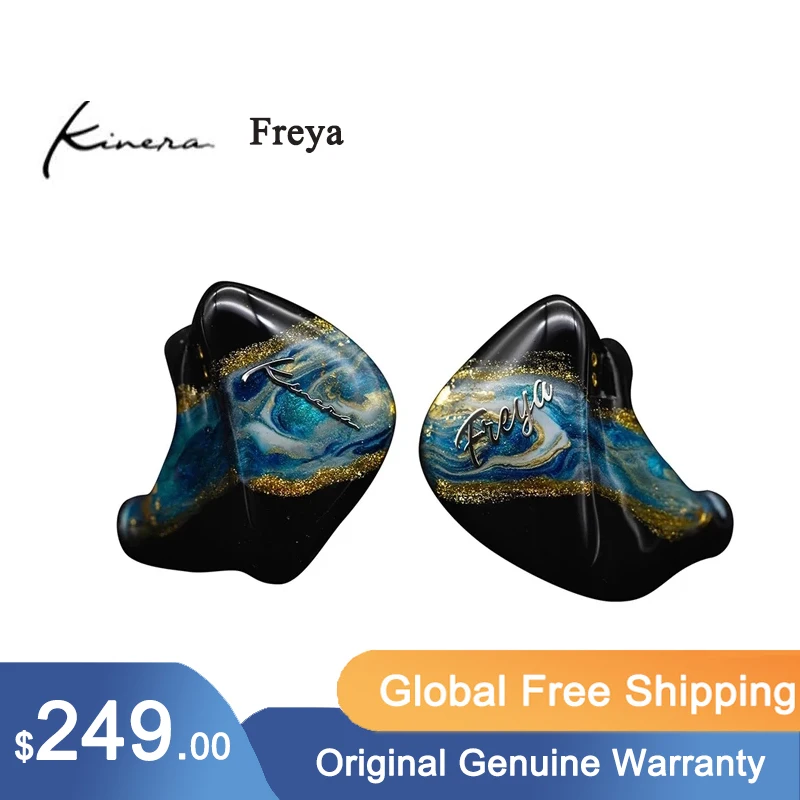 

KINERA Freya 3BA+1DD Hybrid Hand Painted In Ear Earphones Earbud HIFI DJ Monitor Earplug Headset Kinera YH623