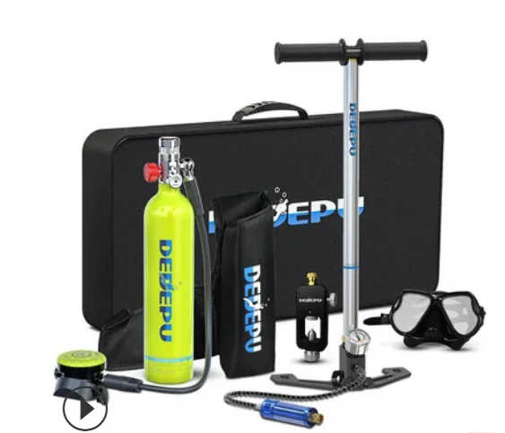 scuba diving equipment tank oxygen cylinder diving mini oxygen tank full mask full mask and mini