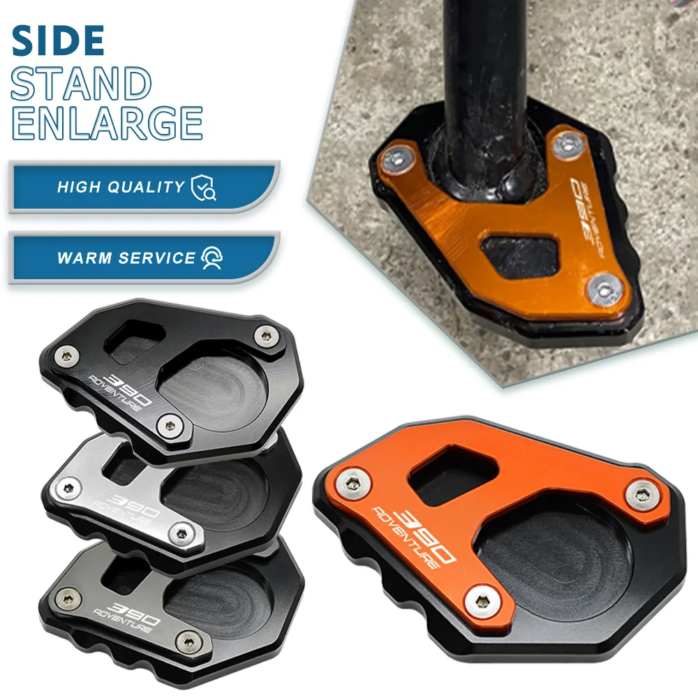 

FOR 250ADV 390ADV 250 390 Adventure 2019 2020 2021 2022 2023 CNC Motorcycles Kickstand Foot Side Stand Extend Pad Enlarger
