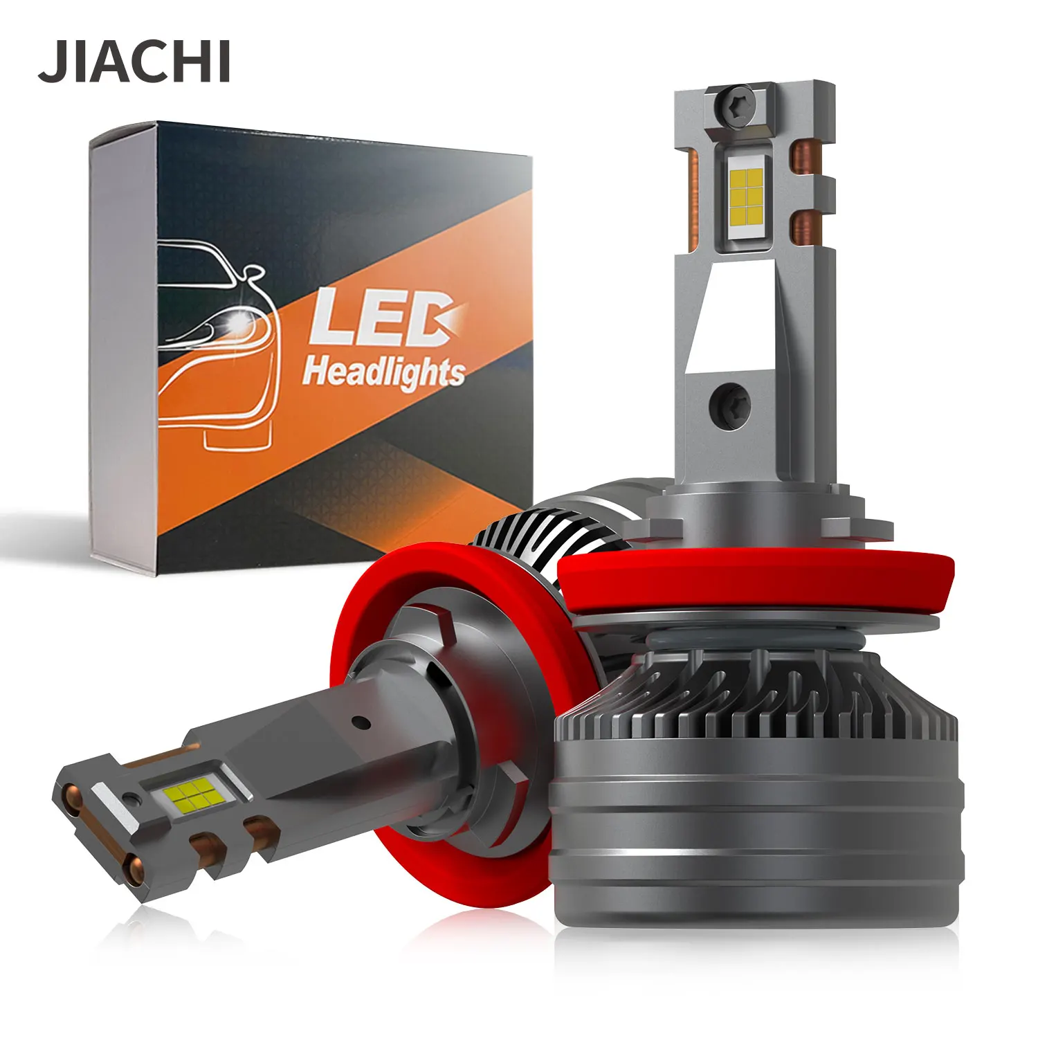 

jiachi 2PCS Original H11 H7 9005 9006 H4 3570 2W LED Headlight for Car Vehicle Bulb 12V White 6500K Fog Light Headlamp Auto Lamp