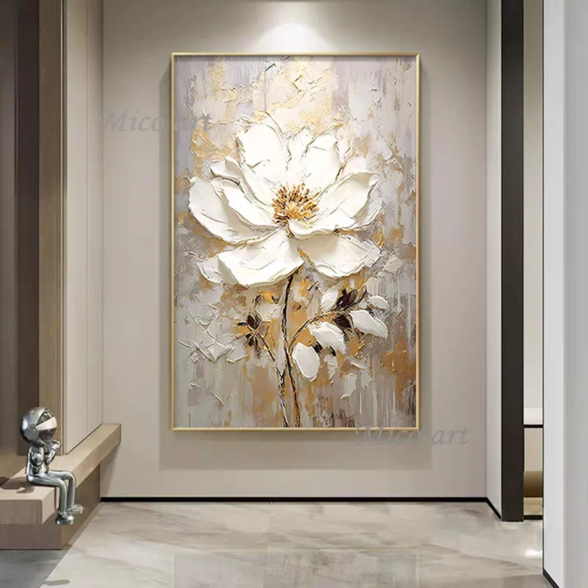Handpainted Floral Oil Painting 3