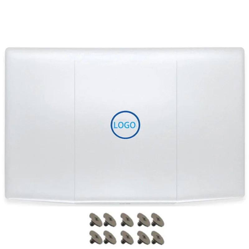 DELL Gaming G3 15 3590 3500 P89F LCD 뒷면 덮개 전면 베젤 경첩 파란색 빨간색 흰색 화면 상단 후면 뚜껑 나사용 새 노트북 케이스