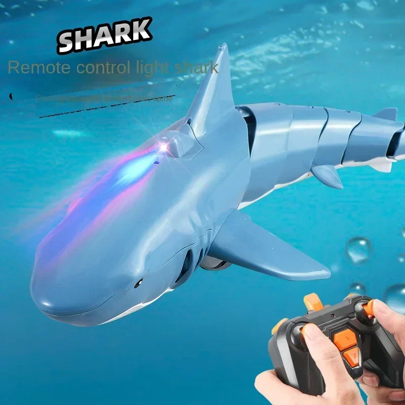 NEW Funny RC Shark Toy Remote Control Animal Bath Tub Pool Electric Toys for Kids Boys Children Cool Stuff Sharks Submarine Toy 2