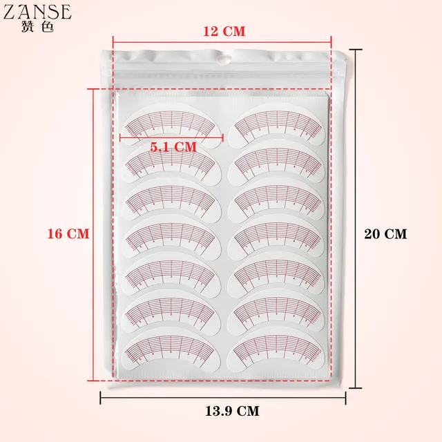 70 Pairs Lash Mapping Stickers Under Eye Positioning Tips Sticker for Eyelashes Extension Practice Eye Pads Paper Patches 3