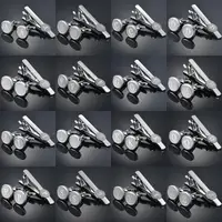 High Quality Letter A-Z men's French cufflinks tie clip set fashion shirt cufflinks 3