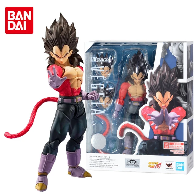 Boneco Articulado - Dragon Ball Super - Super Saiyan 4 Vegeta