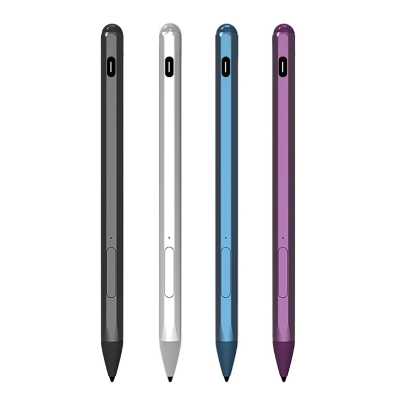Penna Stilo Ad Alta Precisione Per Surface Pro 9/8/7/6/5/4/3 Pro X Go Book Ricarica Magnetica, Punte Sostituibili T5Ee