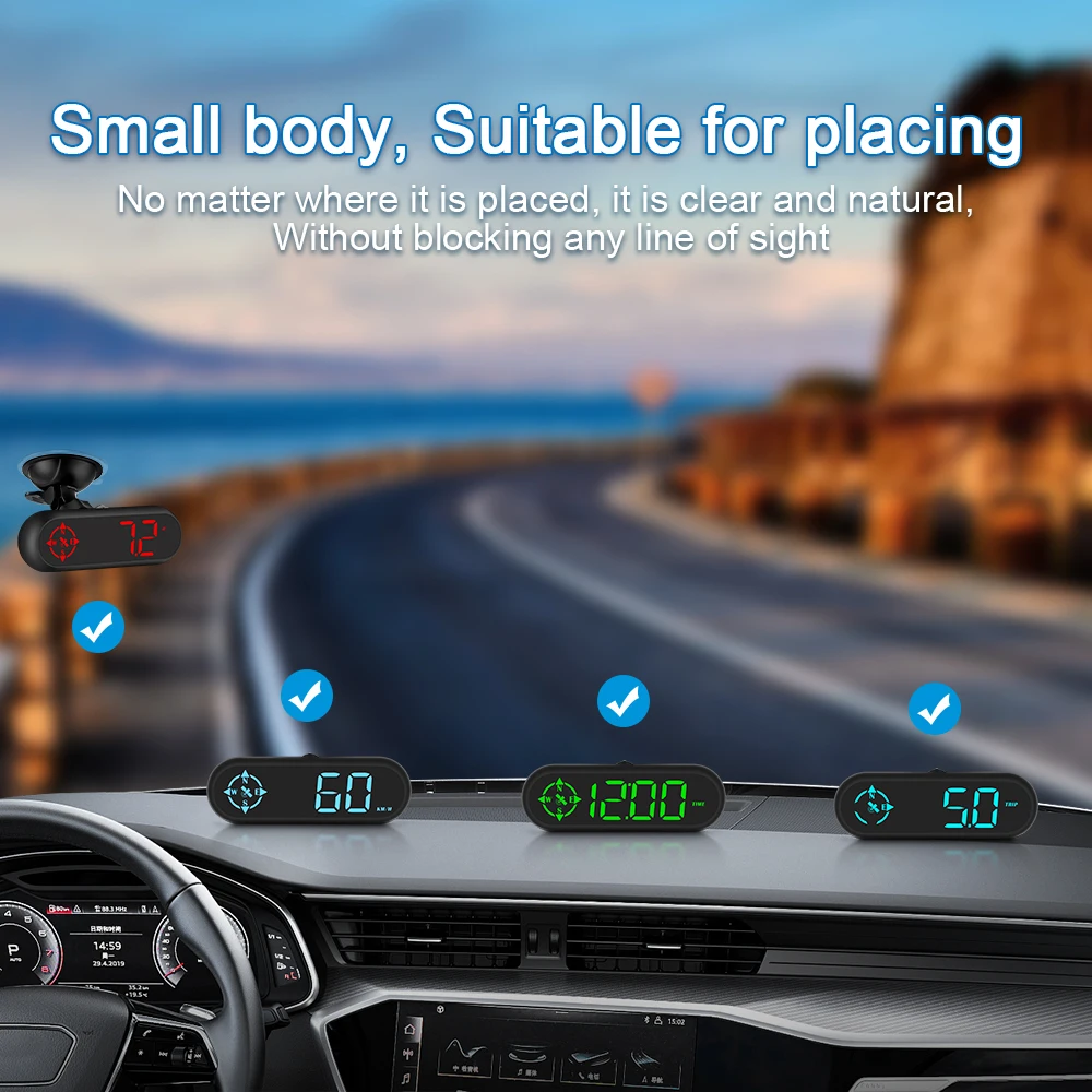 WYOBD-G9 ڵ HUD      ÷ ڵ ӵ ˶ LED ÷  ڵ , Ȯ ̵  GPS