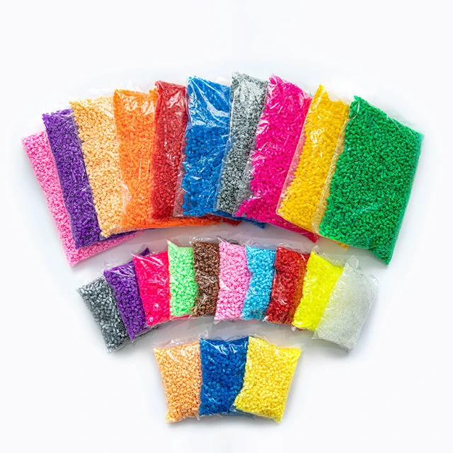 Mini Perler Hama Beads para niños, juguete de mezcla de colores, Color  blanco y negro, 100g/10000 piezas, 2,6mm, juguetes de aprendizaje -  AliExpress