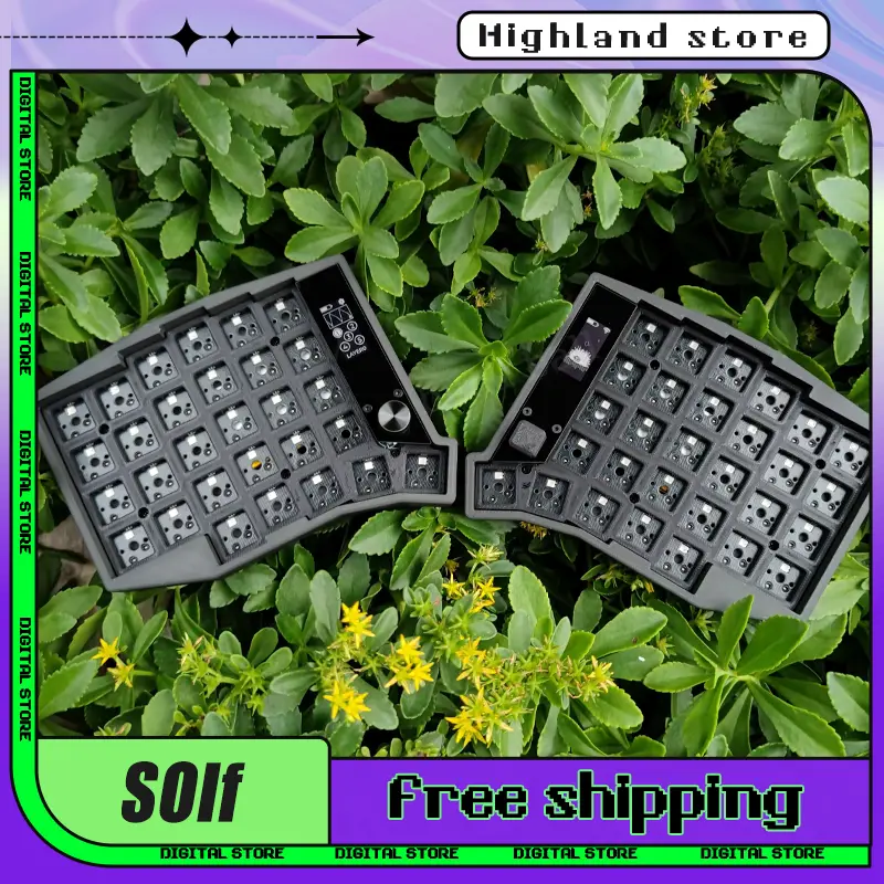 Sofle Keyboard Kit Bluetooth Dual Mode Zmk Split Corn Scheme