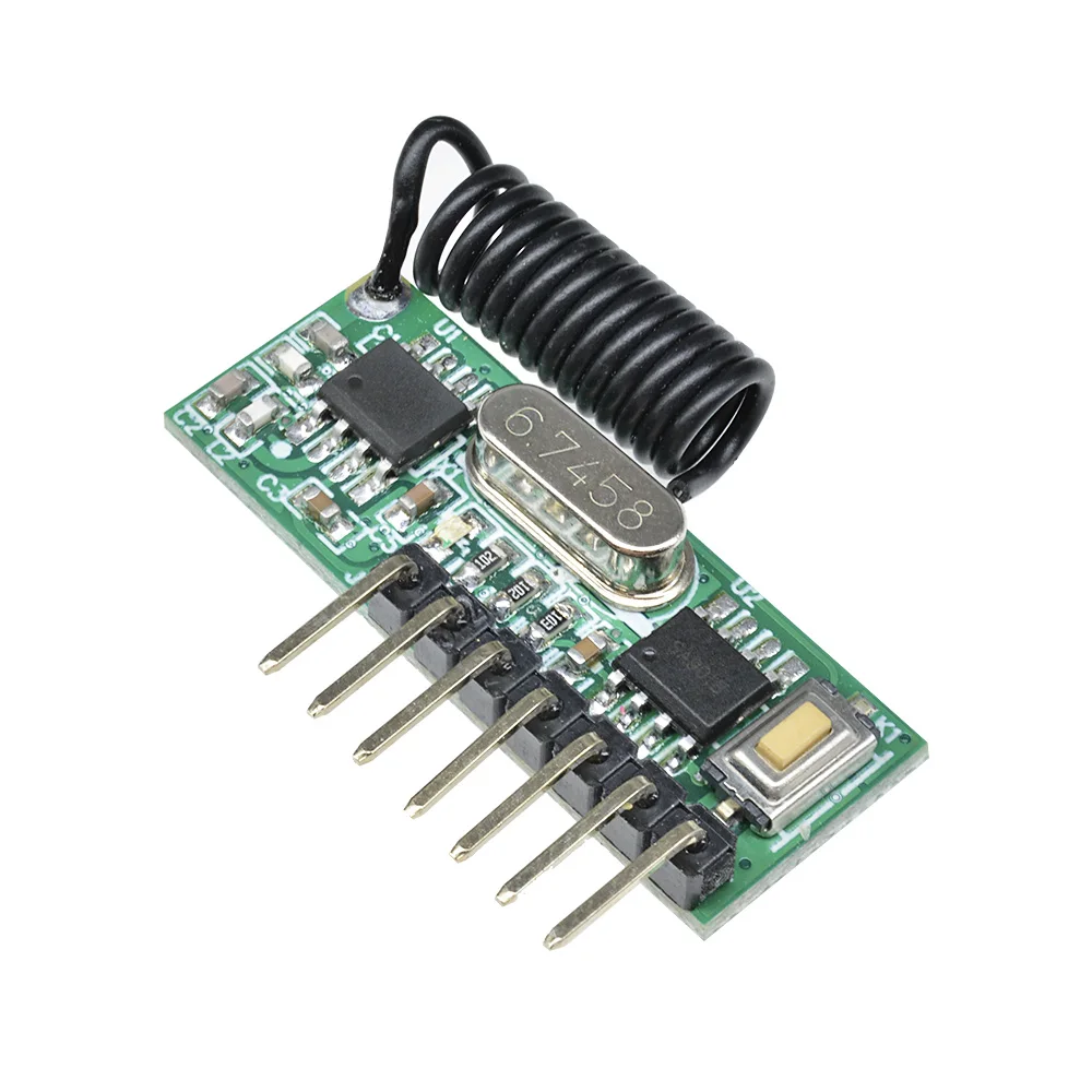 도매 TX118SA-4 433mhz 무선 코딩 송신기 디코딩 수신기 모듈 433Mhz 원격 컨트롤러 DIY 용 4 채널 출력