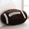 Throw Pillow Soft Cute Soccer Baseball Shape Sofa Back Throw Pillows Rubby Soccer Shape Plush Toy Room Stuffed Pillow Cushion 3