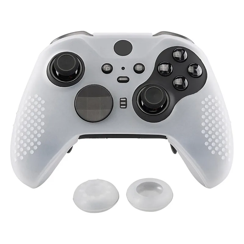 Soft Anti-Slip Silicone Protective Controller Cover with Thumb Grip Caps