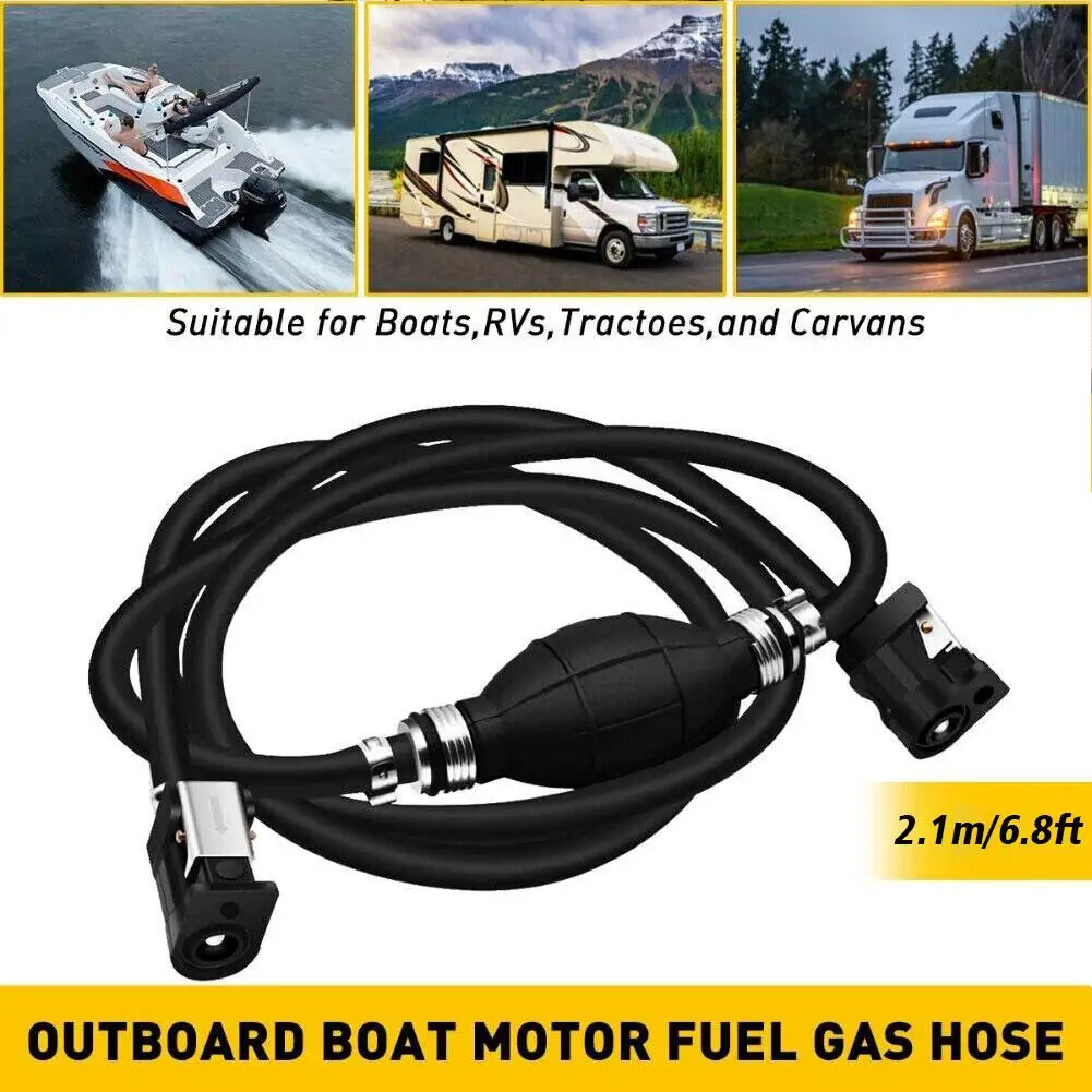Fuel Hose Tube Universal Fuel Line-5/16" Hose Boat Fuel Gas Hose Marine Line Assembly 8mm/0.3" For Yamaha Outboard Motor Desie P2T5