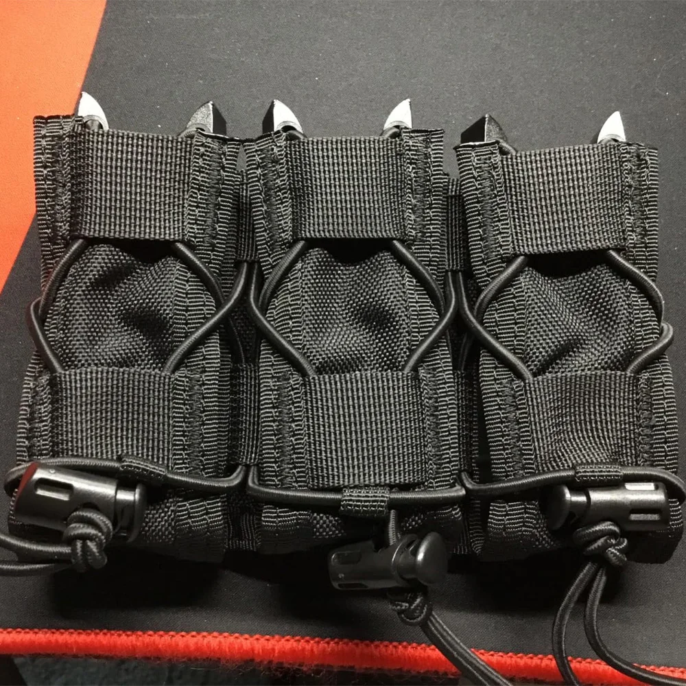 Molle Pistol Mag Pouch Double/Triple Stack Magazine for 9mm/.40 Calibers 45acp S&W M&P Sig 226/229 and Springfield 1911 magazine pouch molle pouch ammo pouch ammunition bag