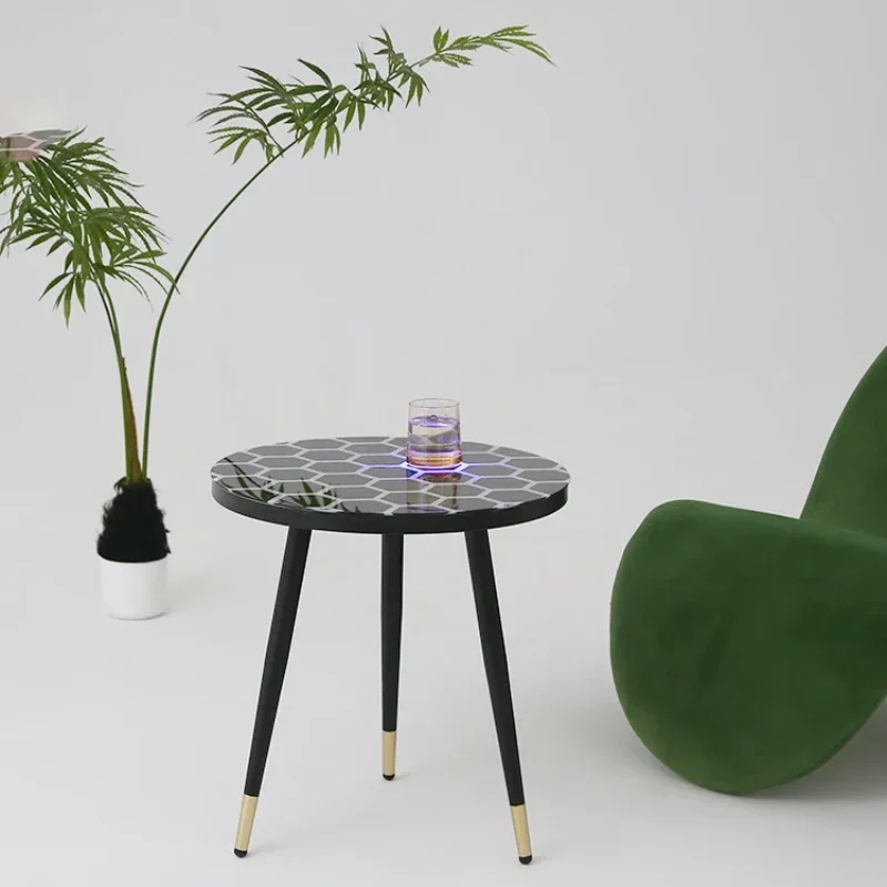 

Magic Sensor Table Smart Touch Flowing Water Luminous Coffee Table Creative Living Room Table