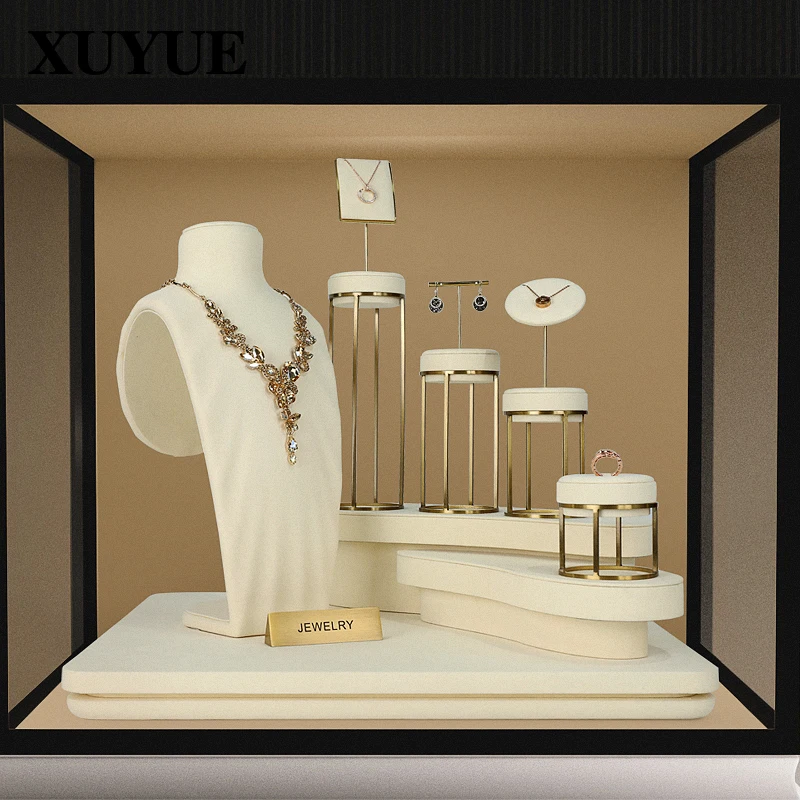쥬얼리 디스플레이 소품, 쥬얼리 목걸이 디스플레이 랙, 귀걸이 반지 디스플레이 랙, 쥬얼리 창 디스플레이 소품