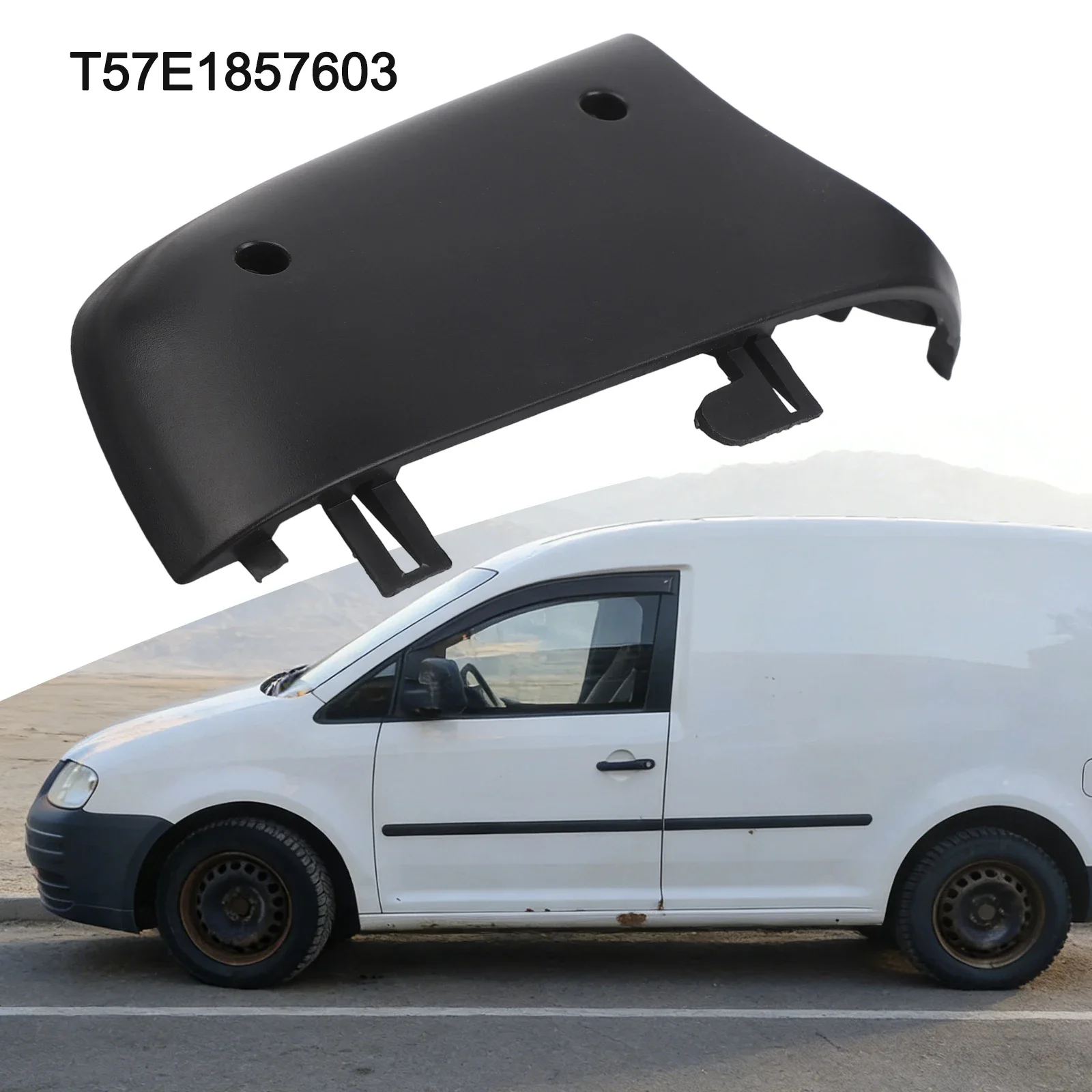 Sleek Rearview Mirror Cap Bottom Cover in Glossy Finish
