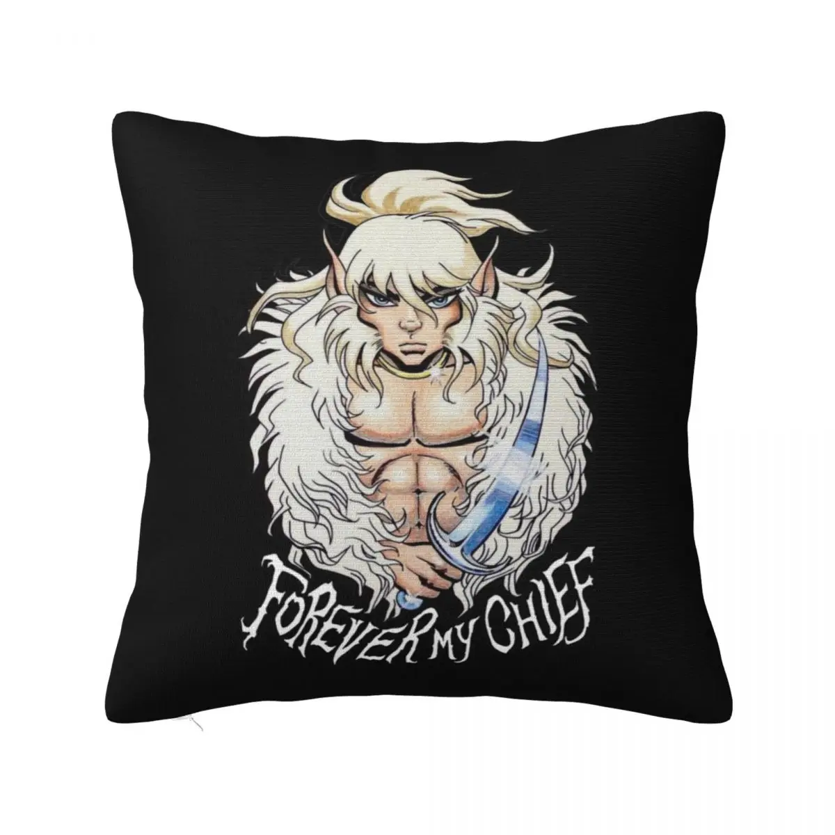 

ElfQuest: Forever My Chief Throw Pillow Sofa Cushion Rectangular Cushion Cover