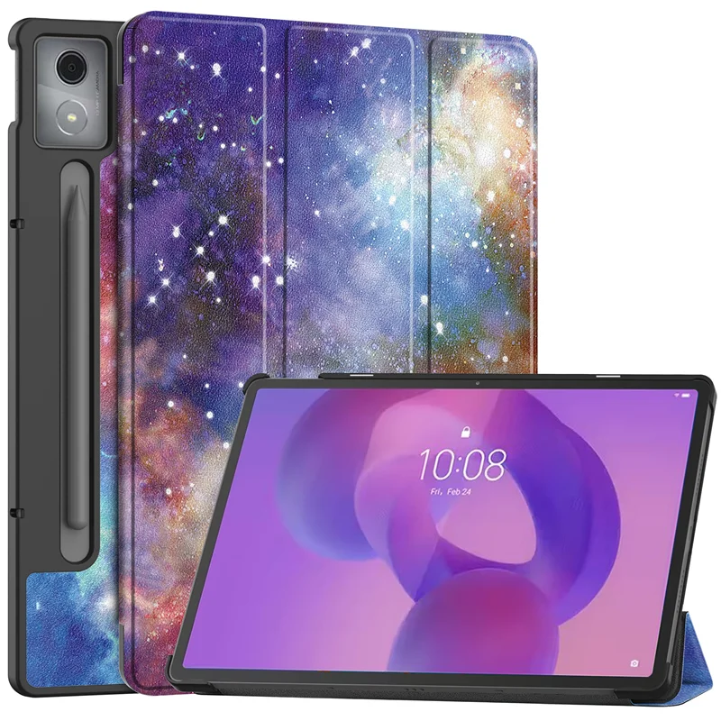 Premium Magnetic Tri-Folding PU Leather Stand Cover