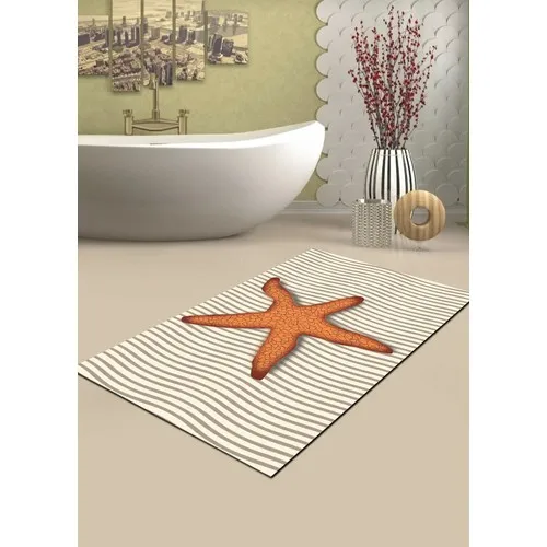 

Ardizayn Sea Star 70x120 cm Slip-Resistant Not Peel Washable Leather Floor Bath Mat