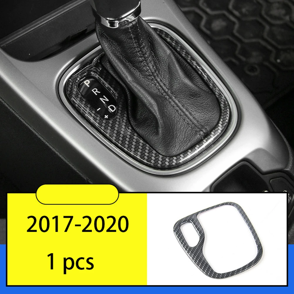 

Car Gear Shift Bezel Gear Trim Silver Modification Accessory Patch For JEEP For Compass 2017-2019 ABS Black Gear Trim Piece Acce