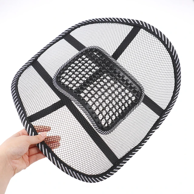 Cool Vent Cushion Mesh Back Lumbar Back Support Spine Posture Correction  Pain Relief Cushion For Car Seat Home Office Chair - AliExpress