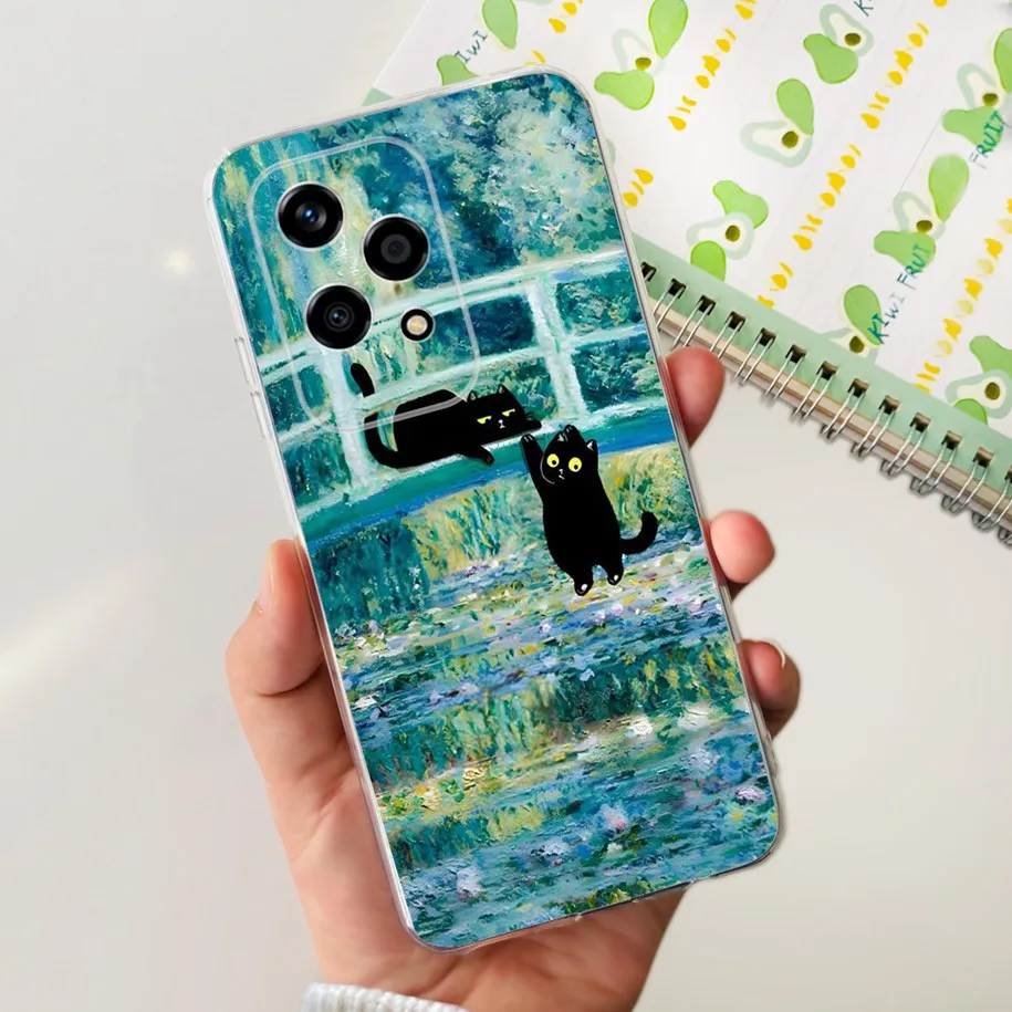 Floral Transparent Soft Silicone Phone Case - Protective Bumper