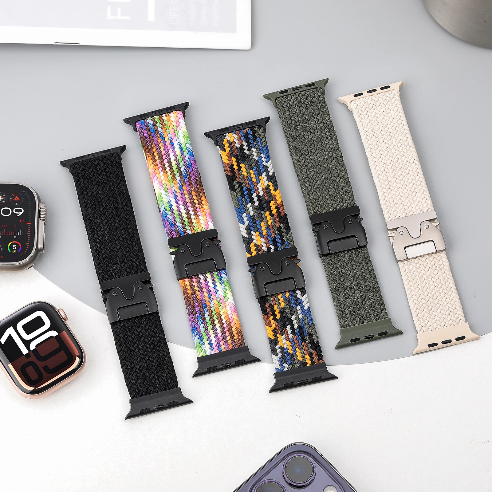 Braided Parachute Watch Strap Bracelet