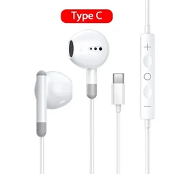 Premium Wired In - Ear Earphones with Built - in Microphone (Type C)