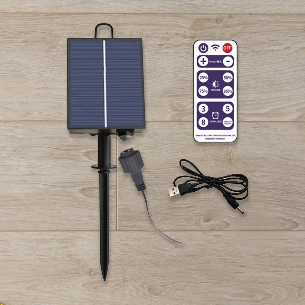 Description Picture 5 of itemSolar Battery Box Kit Pack Powered Lithium Panel Light With Drill Digger Remote Control For Led String Strip Lamp DIY