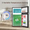 Mini Fridge with Freezer, 2 Door Small Refrigerator with Freezer, Mini Fridge for Bedroom, 3.2 CU.FT, For Home, Office, Dorm, Ga 3