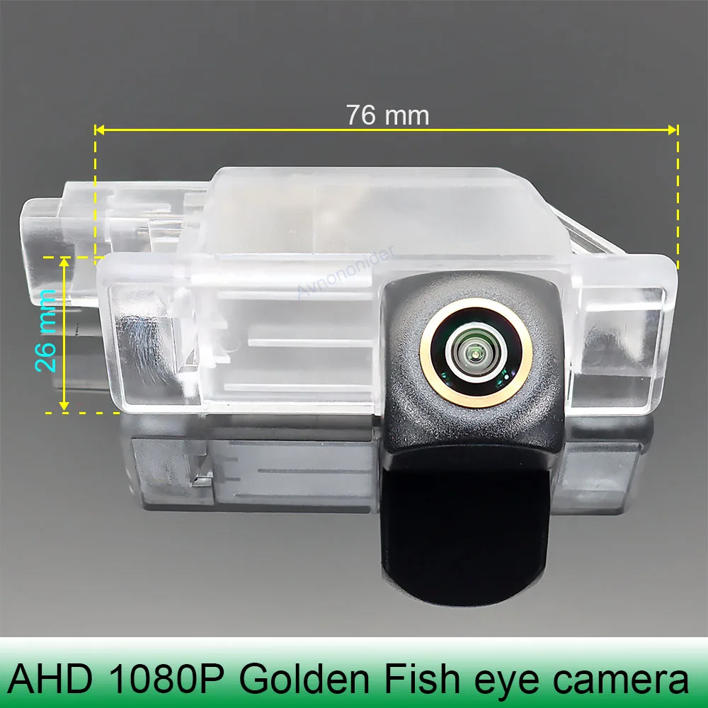 Ahd 1080P 170 ° Golden Fish Eye Telecamera Per Retromarcia Per Peugeot 508 Sedan 508 Sw 508 Rxh 2011 ~ 2018 Ahd 720P/Cvbs Traiettoria