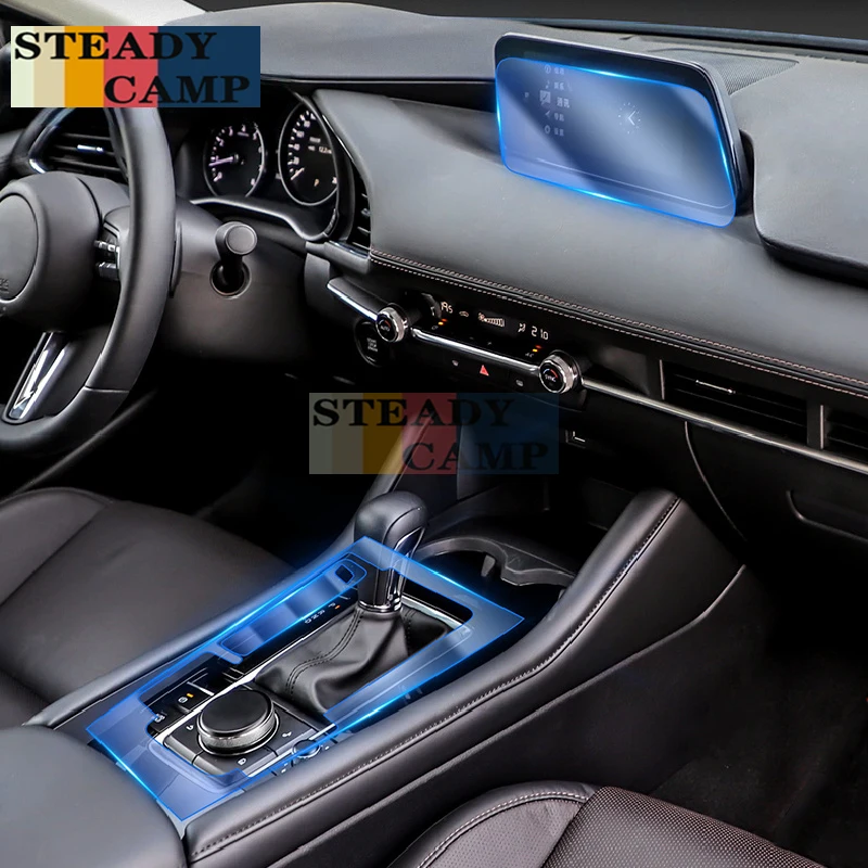 Прозрачная центральная консоль для Mazda 3Axela 2014-2021.