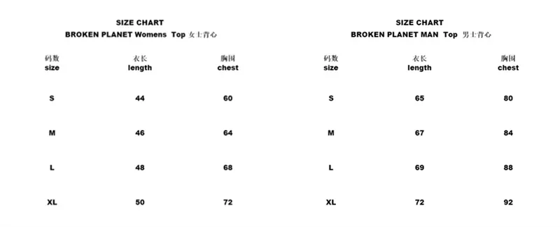 Description Picture 2 of itemNew Style Sleeveless BROKEN PLANET Embroidered Star Tank Tops Men Women Summer Style Top Tees