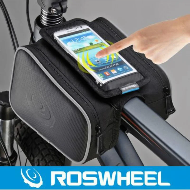 

Сумка Roswheel 12813 для горного велосипеда, двухсторонняя, водонепроницаемая, с сенсорным экраном