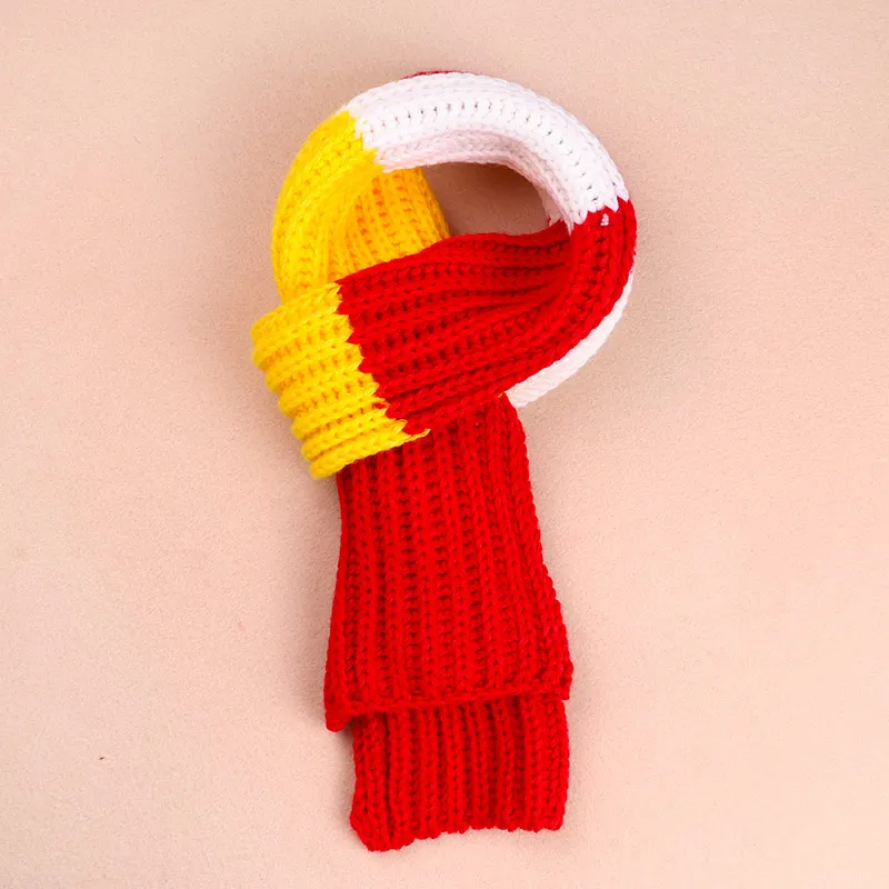 Children Scarf 100%Acrylic Thermal Scarf Baby-Kinder sjaal / das Oeteldonk Dutch Carnival Scarf Windproof Cover Winter Boys girls