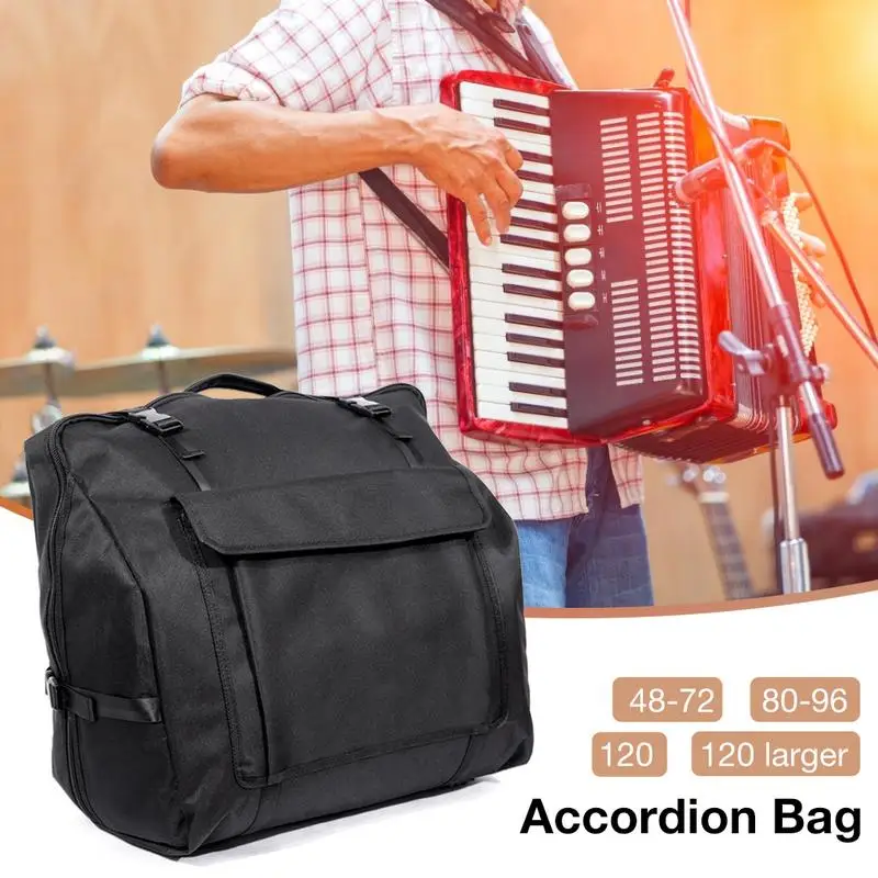 Accordion Gig Bag Piano Accordion Case Keyboard Instrument Accessories Gig Bags For 48/60/72/80/96/120 Bass Piano bag