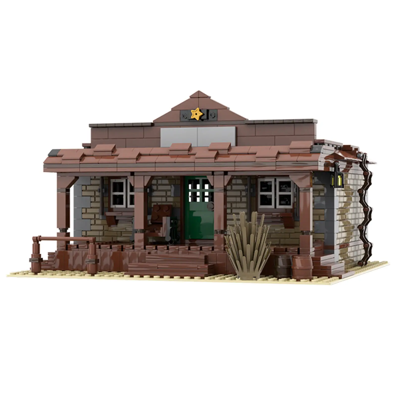 

Office of the Police Officer Model Modular Building 1124 Pieces MOC Build