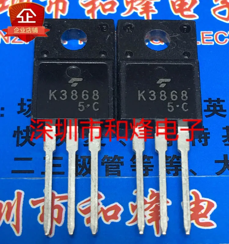 

(10PCS/LOT) K3868 2SK3868 TO-220F MOS 500V 5A New Original Stock Power chip