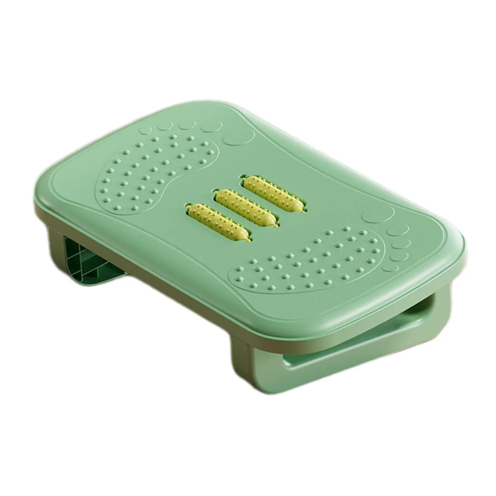 Foot Rest Under Desk Leg Rest with Roller Massage Foot Nursing Stool Foot Stool for Car Computer Desk Women Men Living Room Home