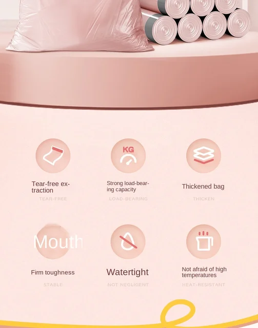 4 Rolls Lavender Scented Bin Bags (Counts 60 Bin Liners), 55 X 60 C