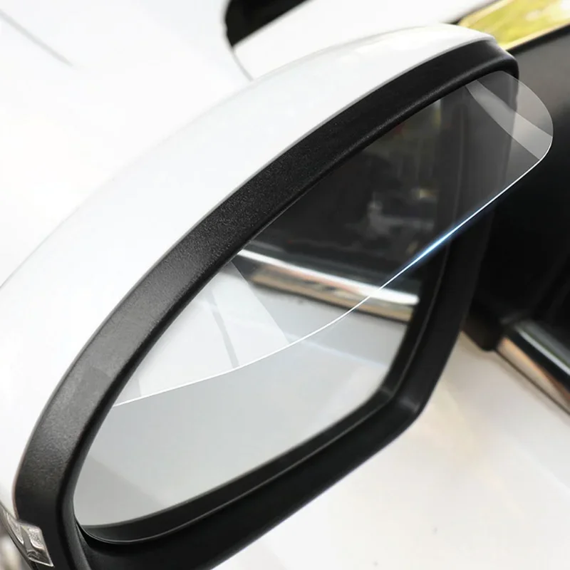 1 Pair Car Mirror Visor Guards Scratch-proof Anti-glare Visors Auto Rearview Mirror Rain Eyebrow Protector Clear Car Accessories