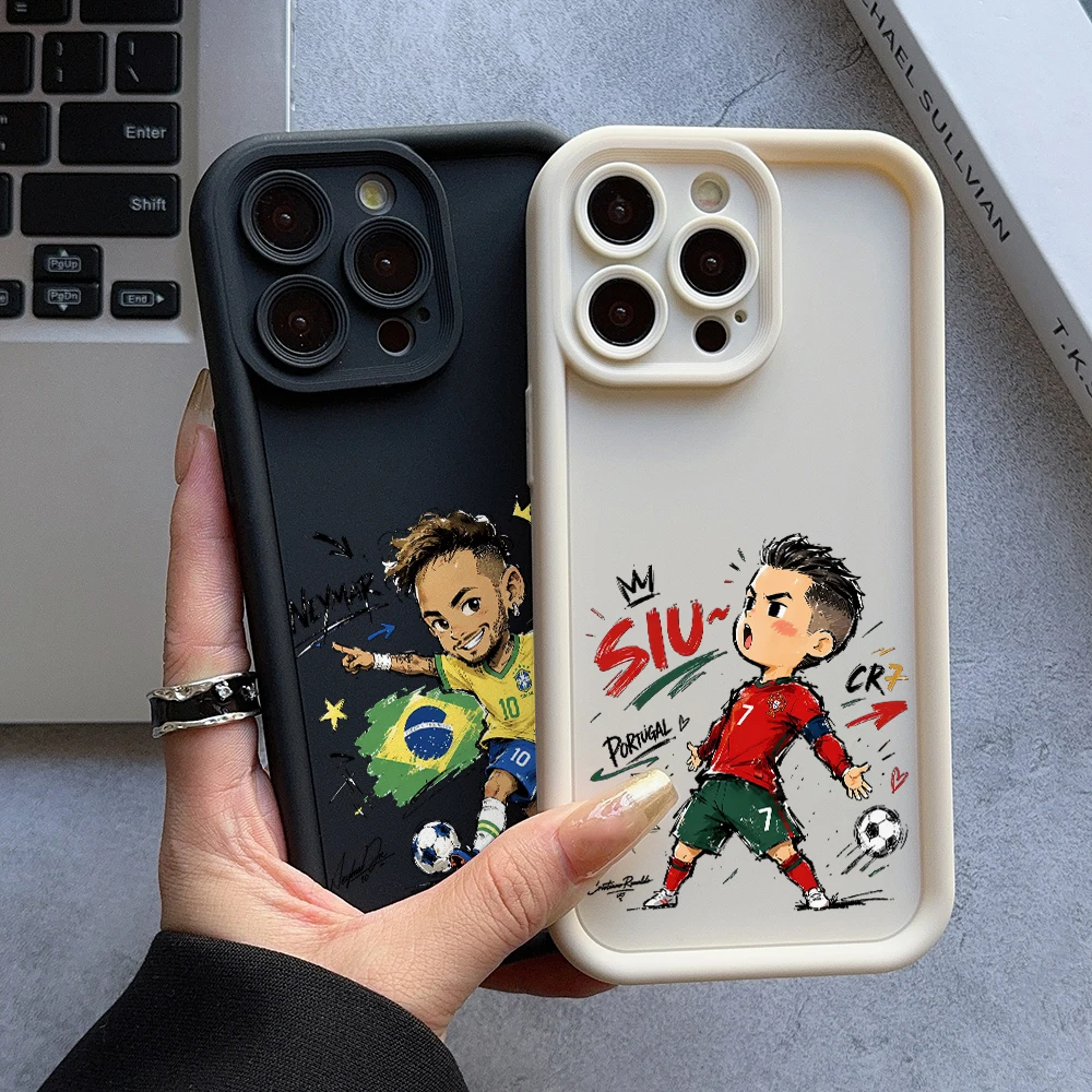 Cartoon Soccer Stars Phone Case Cover