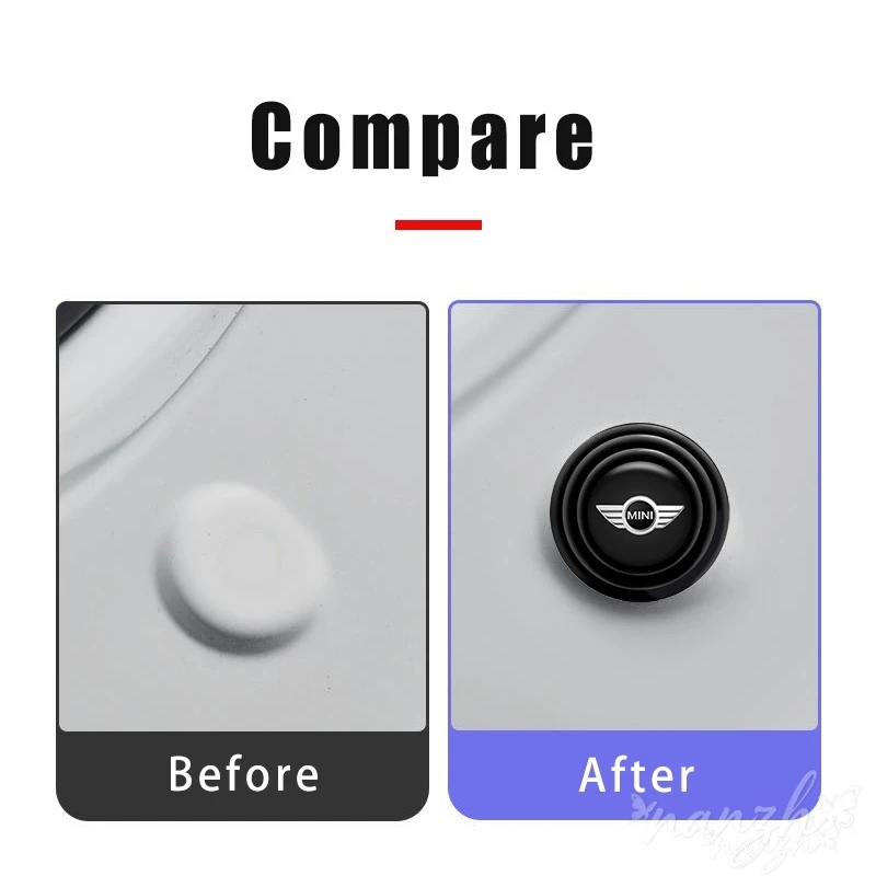 BMW 미니 쿠퍼 원 S 컨트리맨 R50 R53 R56 R60 F55 F56 스티커 용 자동차 실리콘 충돌 방지 도어 충격 방지 보호대